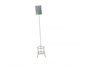 SUPORTE BICROMATIZADO COM HASTE PARA EXTINTOR 04 A 06 KG