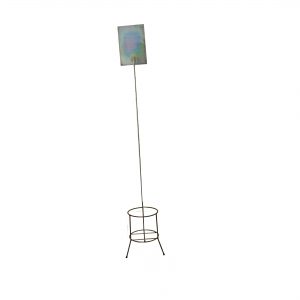 SUPORTE BICROMATIZADO COM HASTE PARA EXTINTOR 04 A 06 KG