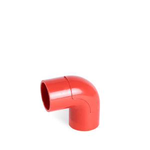 Cotovelo 90° PVC vermelho sem rosca (com abertura) 3/4 pol