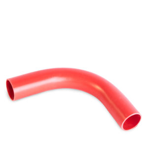 Curva 90° (Longa) PVC Vermelho sem Rosca